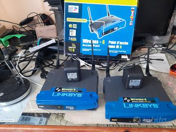 2 due Access Point Linksys WAP54G.