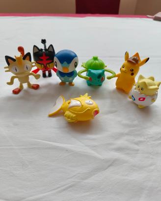 Set di Action Figures Pokémon (7 personaggi)