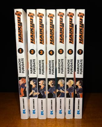 Manga Haikyuu 1-7💕📚