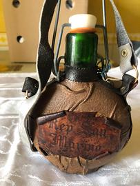 Fiaschetta rivestita di pelle