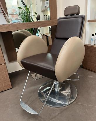 Poltrona da parrucchiere unisex con pompa idraulic