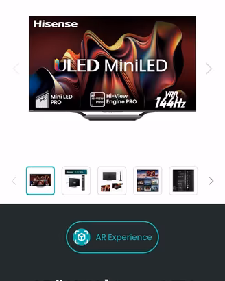 Tv Hisense 65 '' U7N | Smart TV MiniLED 4K 144hz
