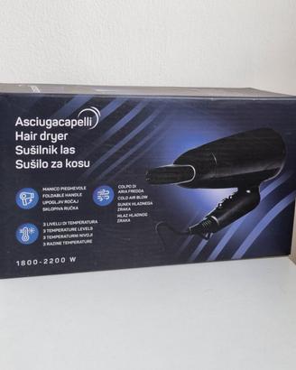 Phon Asciugacapelli Professionale 2200W pieghevole