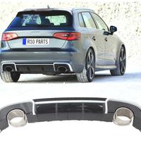 DIFFUSORE AUDI A3 8V 12-16 LOOK RS COLLETTORE DI S