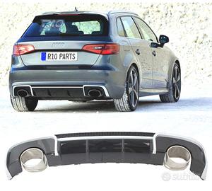 DIFFUSORE AUDI A3 8V 12-16 LOOK RS COLLETTORE DI S