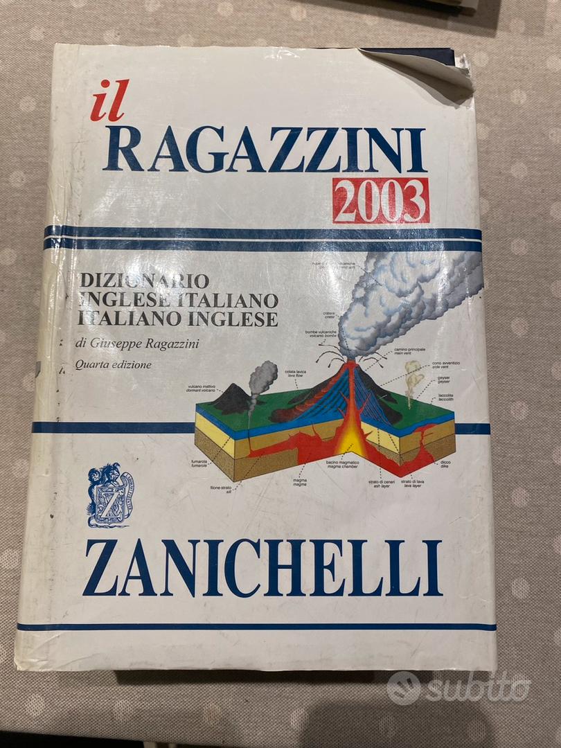 DIZIONARIO INGLESE ITALIANO. ITALIANO INGLESE. GIUSEPPE RAGAZZINI.  ZANICHELLI.