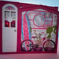 Casa delle barbie da viaggio-portatile