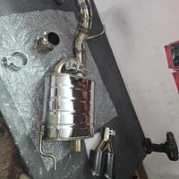 scarico  NUOVO con valvola punto abarth evo mito 