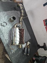 scarico  NUOVO con valvola punto abarth evo mito 