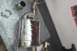 scarico  NUOVO con valvola punto abarth evo mito 