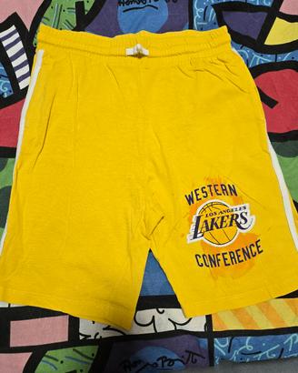 3 pantaloncini da ragazzo marca NBA 