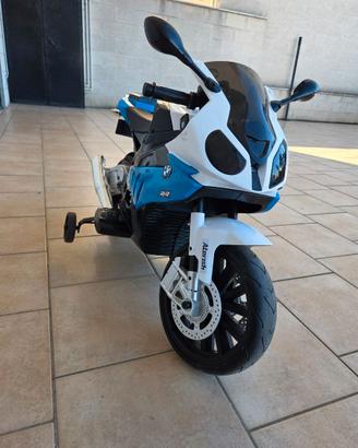 Moto BMW RR giocattolo per bambini