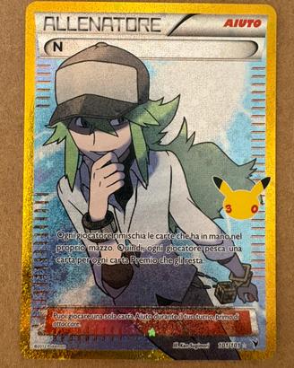 Carta Pokémon N 101/101 Allenatore Italiano