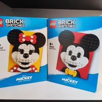LEGO Brick Sketches 40457-40456 Topolino & Minnie