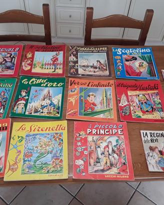 14 libri fiabe anni '50 '60 originali epoca