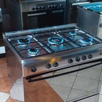 cucina a gas BOMPANI 5 fuochi forno da 80cm a gas