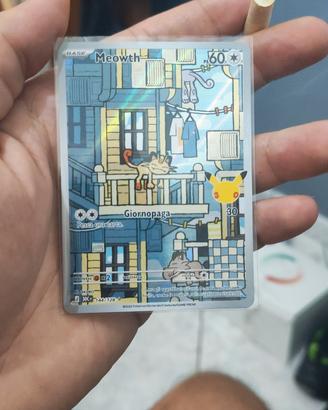 Carta pokemon meowth 30 th