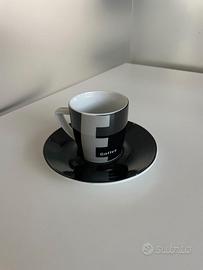 SET 4 TAZZINE DA CAFFE’ NERE POCKET COFFEE