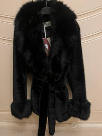 Cappottino elegante in eco pelliccia