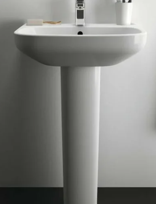 Lavabo con colonna
