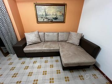 Divano Letto Angolare con Contenitore