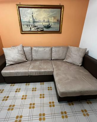 Divano Letto Angolare con Contenitore