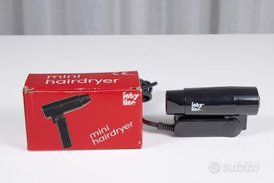 Raro mini asciugacapelli da collezione Faby Line