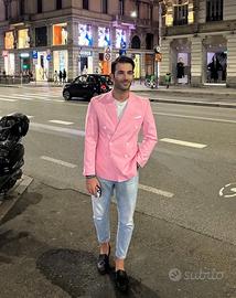 Abito uomo doppiopetto rosa