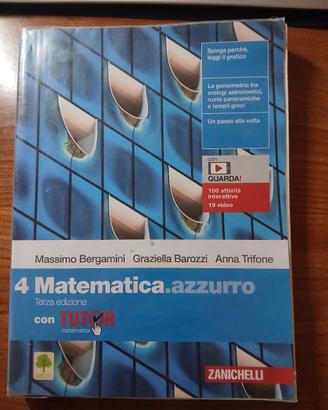 Matematica azzurro 4 terza edizione 