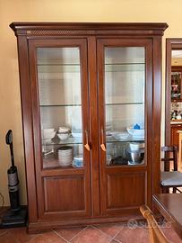 Vetrina in legno 2 ante