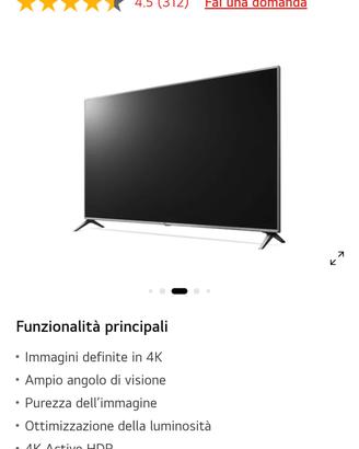 TV LG 65 pollici 