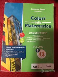 Libro COLORI DELLA MATEMATICA Ed. Verde  Vol. 3