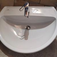 Lavabo con colonna POZZI GIRONI. NUOVO!!!