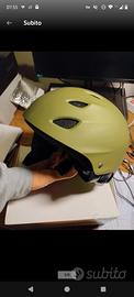 Casco snowboard verde militare - finitura opaca