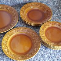 Servizio vintage piatti anni '70 Ceramiche Galvani