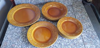 Servizio vintage piatti anni '70 Ceramiche Galvani