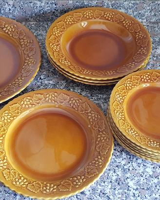 Servizio vintage piatti anni '70 Ceramiche Galvani