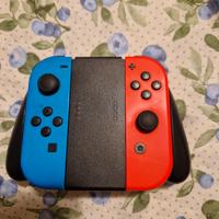 joycon switch originali e impugnatura 