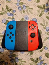 joycon switch originali e impugnatura 