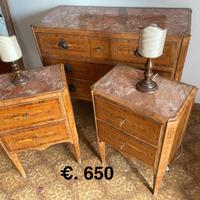 Cassettiera e comodini