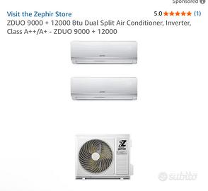 Condizionatore Dual Split 9k+12k BTU - NUOVO IMBAL
