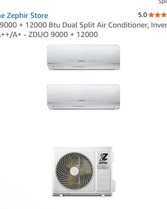 Condizionatore Dual Split 9k+12k BTU - NUOVO IMBAL