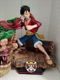 Mokey D. Luffy statua 1/4 in resina custom 50 pz