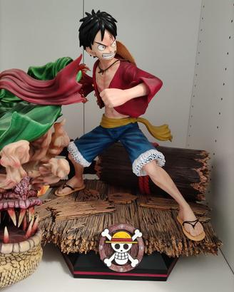 Mokey D. Luffy statua 1/4 in resina custom 50 pz