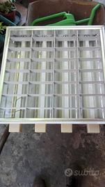 8 Plafoniera luce cantine e garage ecc