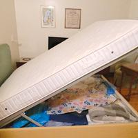 Letto matrimoniale contenitore Flou+materasso Flou