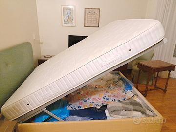 Letto matrimoniale contenitore Flou+materasso Flou