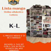 Lotto Manga vari - Entra nel profilo - K-L