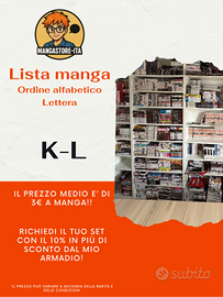 Lotto Manga vari - Entra nel profilo - K-L