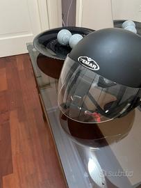 Casco Moto Vemar Jet Nero Opaco 🏍️